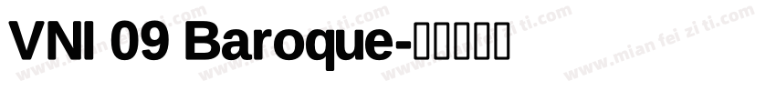 VNI 09 Baroque字体转换